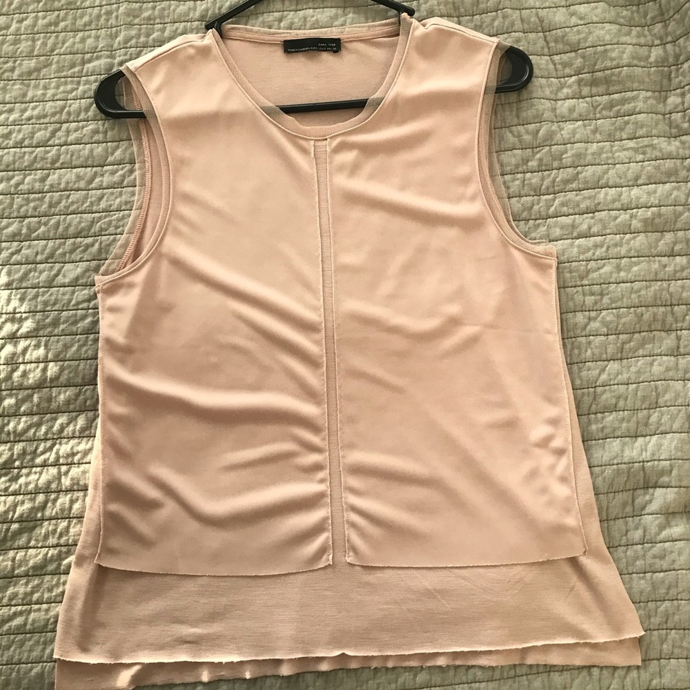 Zara W&B blouse